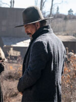 Kevin Costner Horizon An American Saga Blue Trench Coat