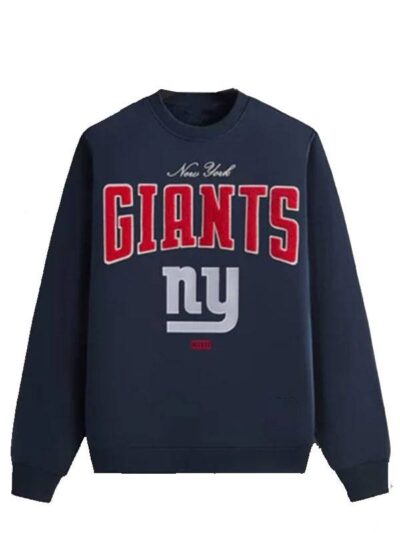 Kith New York Giants Nelson Blue Crewneck Sweatshirt