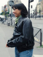 La Maison S01 Paloma Castel Black Leather Jacket