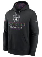 Las Vegas Raiders NFL Crucial Catch Black Pullover Hoodie