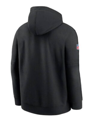 Las Vegas Raiders NFL Crucial Catch Black Pullover Hoodie