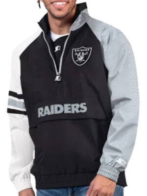 Las Vegas Raiders Starter Half-Zip Pullover Jacket