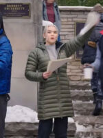 Lee Olive Green 1UP 2022 Vivian Puffer Coat