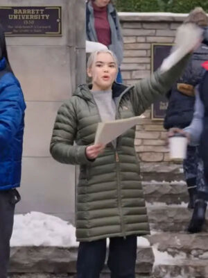 Lee Olive Green 1UP 2022 Vivian Puffer Coat