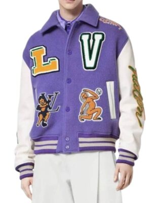 Louis Vuitton Runway Frog Varsity Jacket