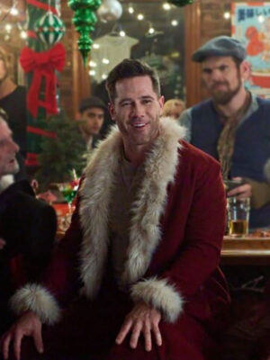 Luke Macfarlane Catch Me If You Claus 2023 Santa Coat