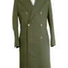 Matt Smith 11th Doctor Green Trench Coat