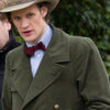 Matt Smith 11th Doctor Green Trench Coat