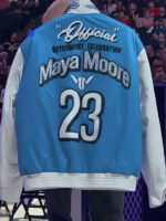 Maya Moore Jeff Hamilton Leather Jacket