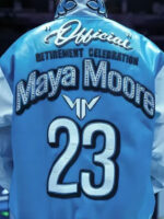 Maya Moore Jeff Hamilton Leather Jacket