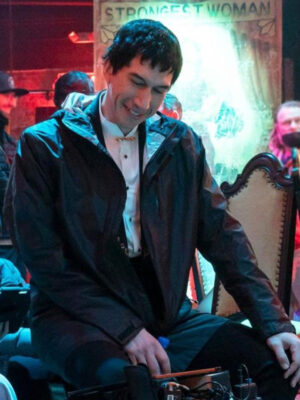 Megalopolis 2024 Adam Driver Black Hooded Jacket