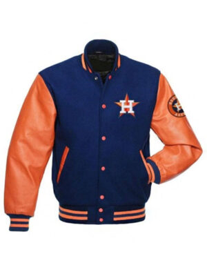 Mens Huston Astros Letterman Varsity Jacket