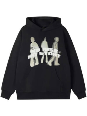 MF DOOM FOREVER Oversized Black Pullover Hoodie