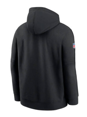 Miami Dolphins NFL Crucial Catch Black Pullover Hoodie