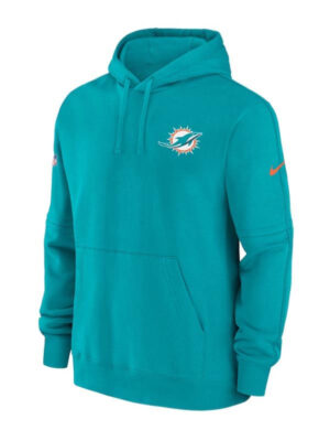 Miami Dolphins Sideline Club Zip-Up Hoodie