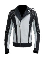 Michael Jackson White & Black Pepsi Leather Jacket