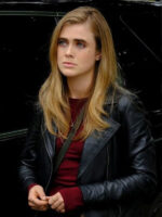 Michaela Stone Manifest Black Leather Jacket