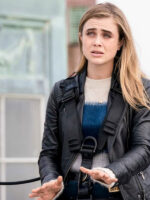 Michaela Stone Manifest Black Leather Jacket