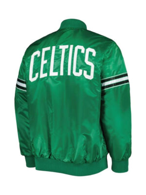 NBA Kelly Boston Celtics Starter Green Varsity Jacket