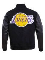 NBA Los Angeles Lakers Gradient Logo Wool Varsity Jacket