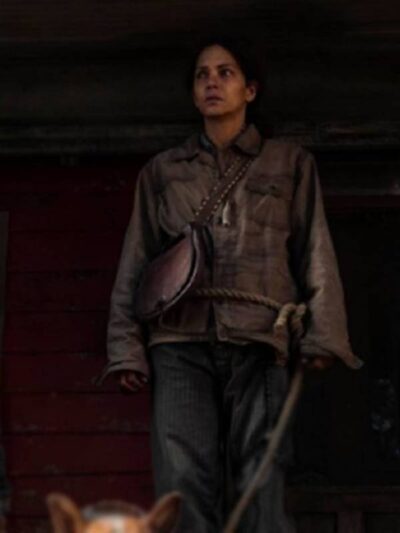 Never Let Go 2024 Halle Berry Brown Jacket