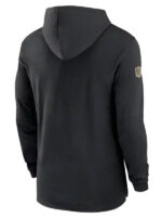 New Orleans Saints Sideline Black Pullover Hoodie