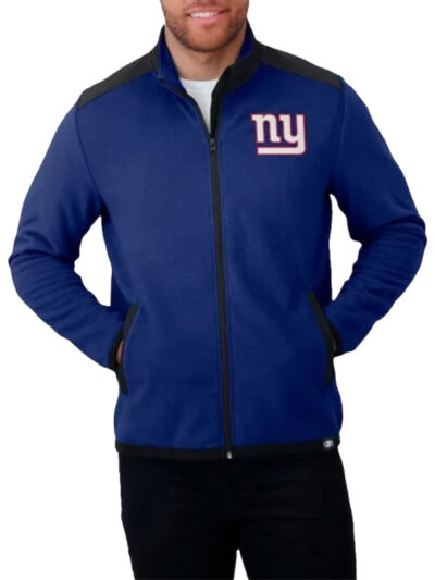 New York Giants Darius Rucker Blue Zipp Jacket