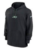 New York Jets NFL Sideline Black Pullover Hoodie