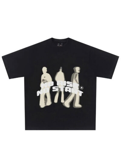 No Rise No Start Black Crewneck Sweatshirt