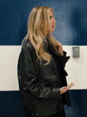 Nobody Wants This S01 Morgan Black Leather Jacket