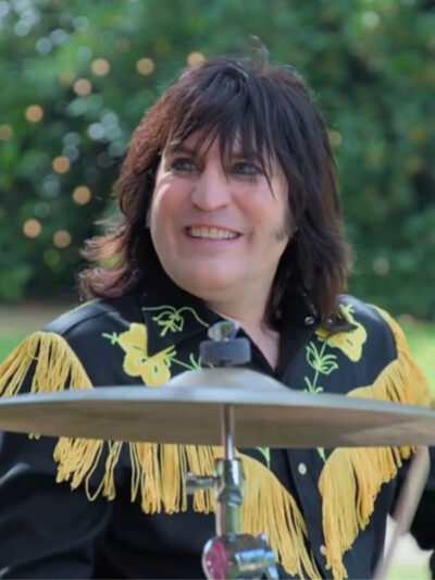 Noel Fielding 2024 Taos Yellow Fringe Shirt