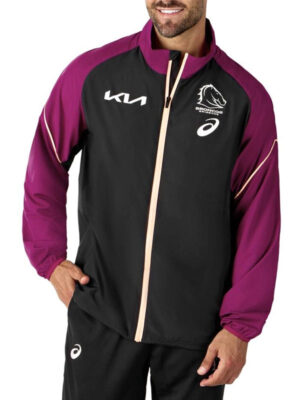NRL Brisbane Broncos 2024 Team Black Jacket