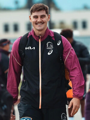 NRL Brisbane Broncos 2024 Team Black Jacket