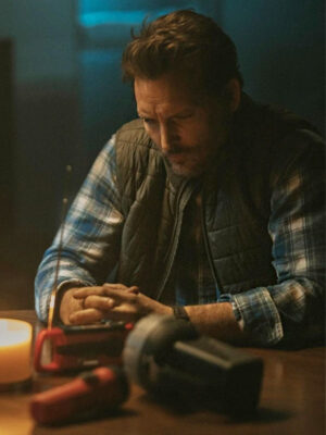 On Fire 2023 Dave Laughlin Green Puffer Vest