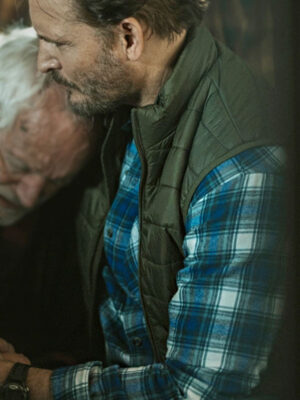 On Fire 2023 Dave Laughlin Green Puffer Vest