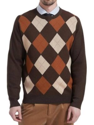 Only Murders In The Building S04 Richard Kind Argyle Sweater