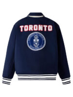 OVO Campus Toronto Navy Wool Varsity Jacket