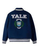 OVO Campus Yale Blue Wool Varsity Jacket