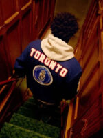 OVO x University Of Toronto Blue Varsity Jacket