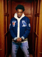 OVO x University Of Toronto Blue Varsity Jacket