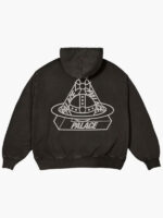 Palace x Vivienne Westwood Oversized Black Hoodie