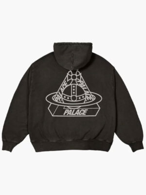 Palace x Vivienne Westwood Oversized Black Hoodie