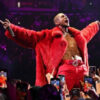 Past Present Future 2024 Usher Red Fur Coat