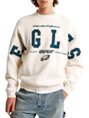 Philadelphia Eagles Abercrombie Graphic Crew Sweatshirt