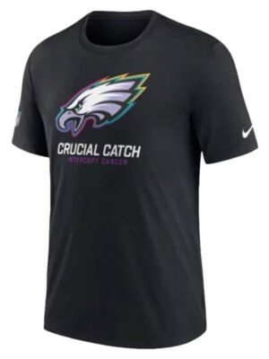 Philadelphia Eagles NFL Crucial Catch Black T-Shirt