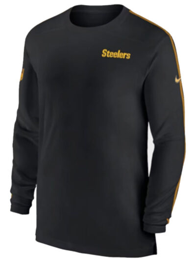 Pittsburgh Steelers Sideline Coach Black Shirt
