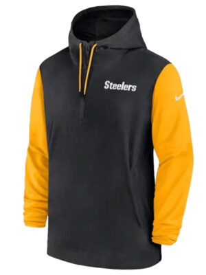 Pittsburgh Steelers Sideline Pre-Game Quarter-Zip Hoodie