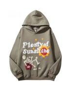 Plenty of Sunshine Skeleton Grey Pullover Hoodie