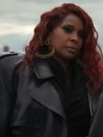 Power Book II Ghost S04 Monet Black Leather Cropped Jacket