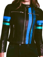 Rachel Bilson Take Two Biker Racer Leather Jacket